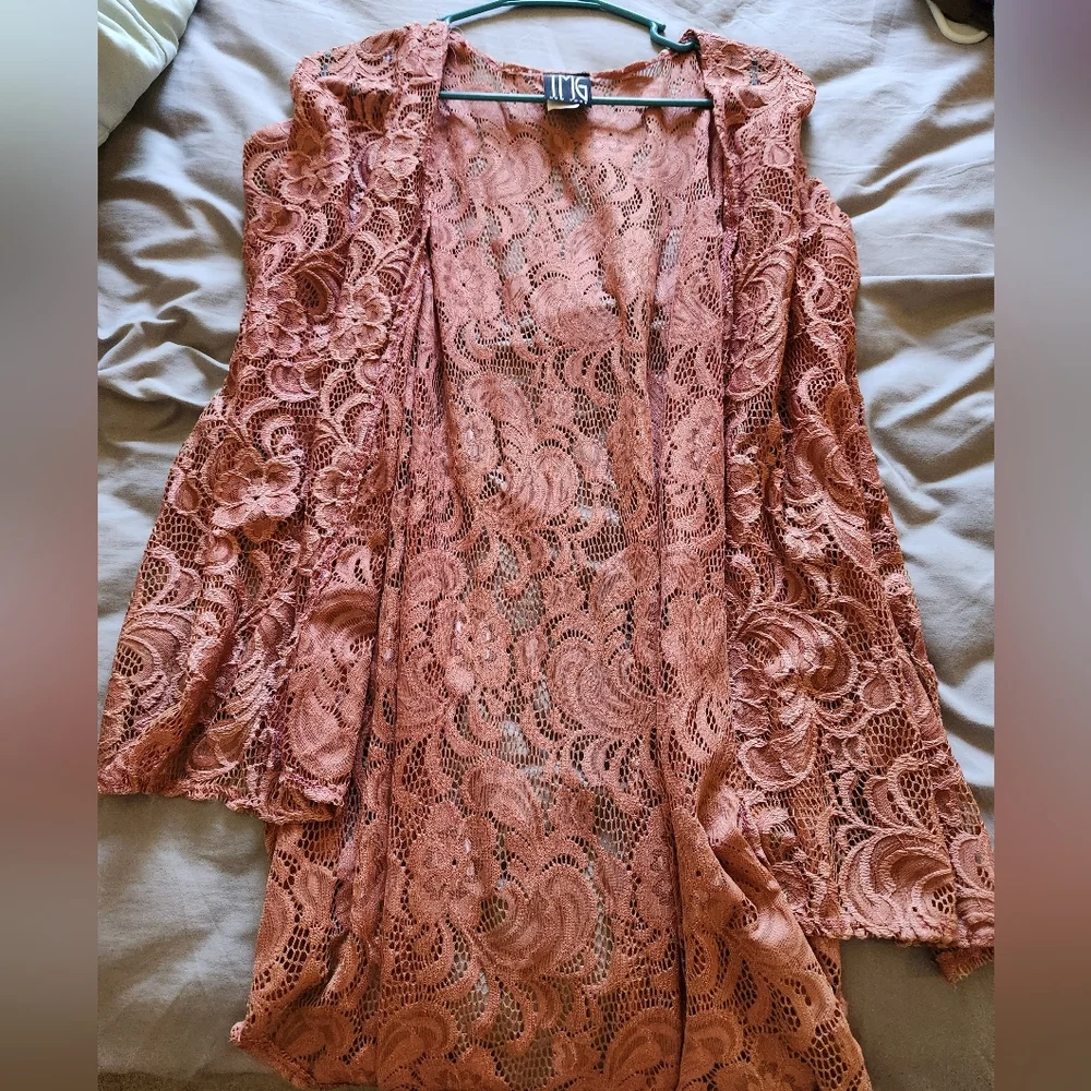 TMG Burnt Orange Kimono - Picture 1 of 1